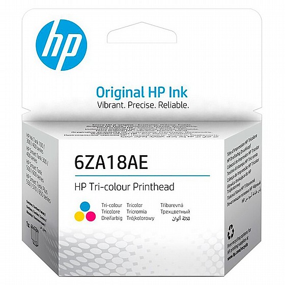 ראש הדפסה צבעוני מקורי HP 6ZA18AE