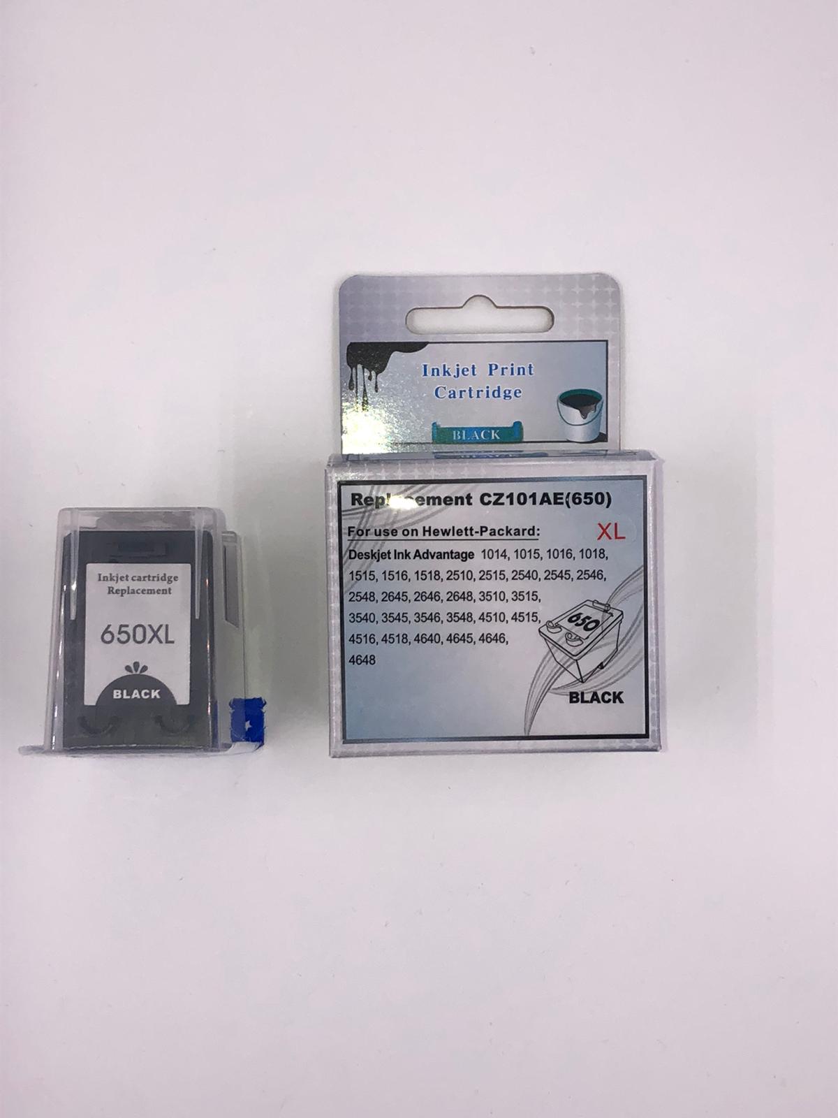 דיו&מור - ראש דיו שחור תואם 650 CZ101AE HP