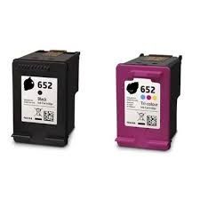 דיו&מור - סט ראשי דיו 652 XL שחור תואם + צבעוני 652 תואם
