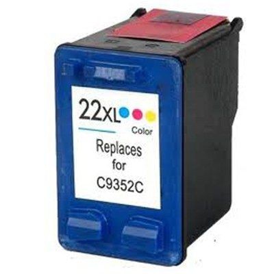 דיו למדפסת תואם HP 22XL C9352CE אייץ פי חליפי